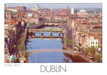 Dublin City is spread over the